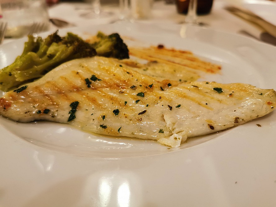 Ariston Molino Abano: wir lieben Fischgerichte zum Dinner