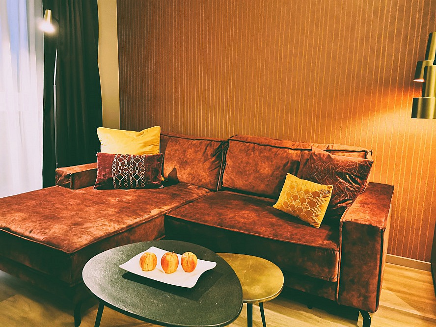 Hotel Holzapfel: unsere Suite im Hotel Holzapfel ist der perfekte Ort für uns, um nach einem langen Tag voller Aktivitäten zu entspannen