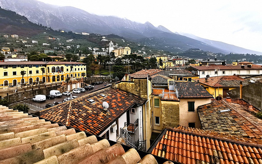 Hotel Lago di Garda Malcesine: Blick vom Rooftop-Bistrot des Hotels