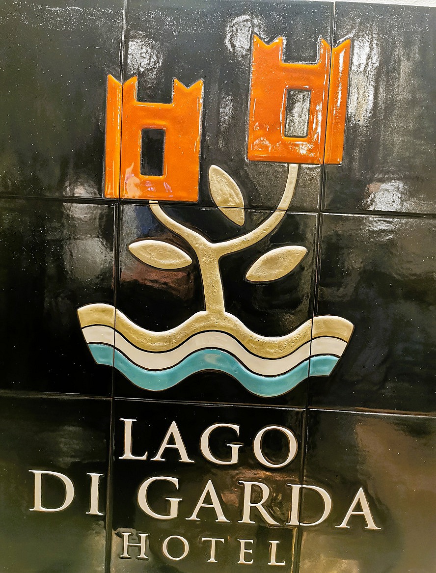 Hotel Lago di Garda Malcesine: liebevoll gestaltetes Logo des Hotels