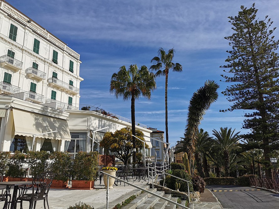 Royal Hotel Sanremo: ein unbeschreibliches Anfang Februar Gefühl