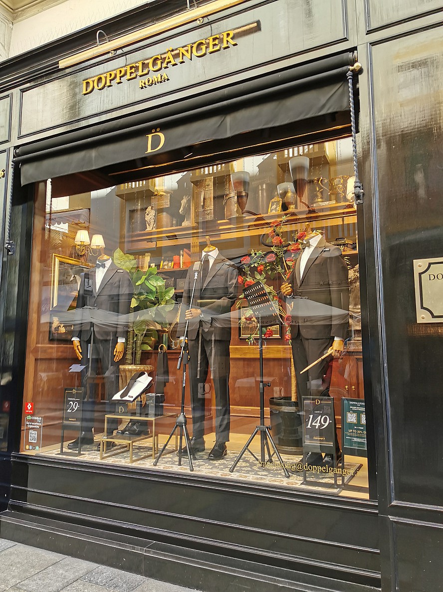 Royal Hotel Sanremo: elegante Boutique - interessanterweise mit deutschen Namen