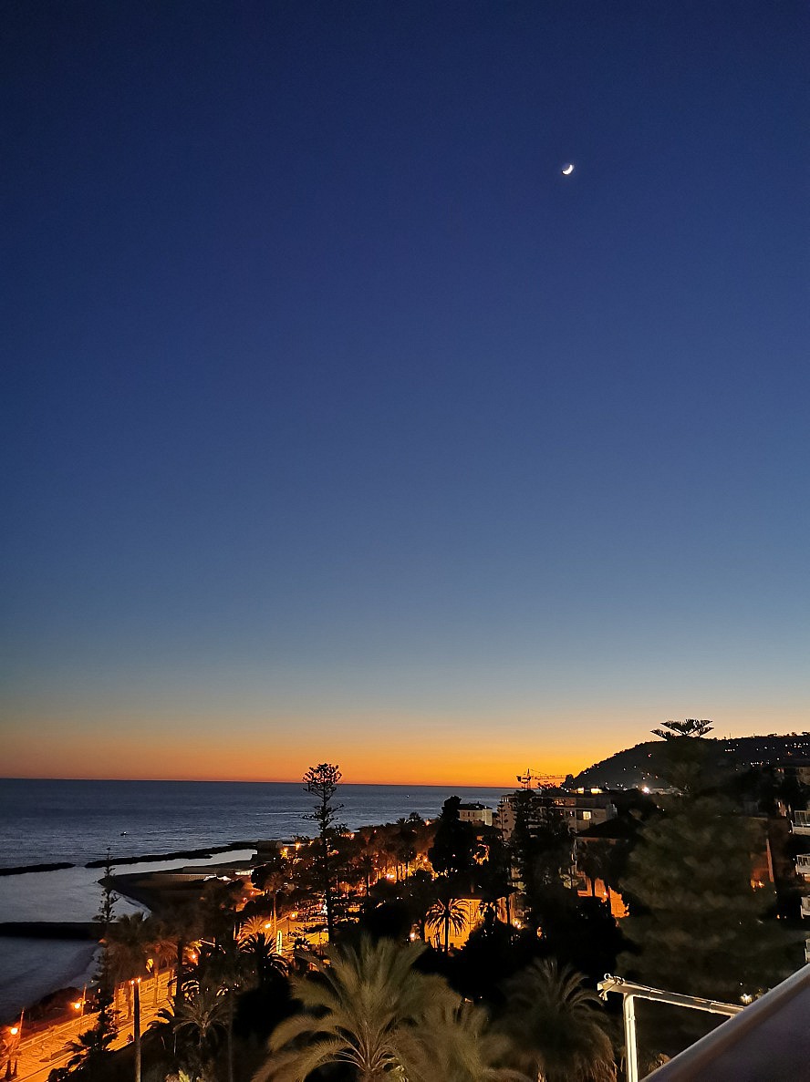 Royal Hotel Sanremo: Sonnenuntergang zum Dahinschmelzen