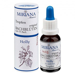 MirianaFlowers Holly 20ml Bachblüten Stockbottle 