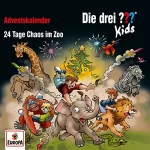 Ulf Blanck: 24 Tage Chaos im Zoo. Adventskalender: Die drei ??? Kids