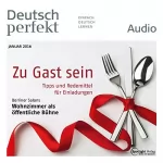 div.: Deutsch perfekt Audio. 1/2016: Deutsch lernen Audio - Über Gefühle sprechen