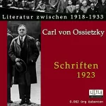 Carl von Ossietzky: Schriften 1923: 