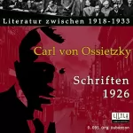 Carl von Ossietzky: Schriften 1926: 