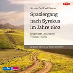 Johann Gottfried Seume: Spaziergang nach Syrakus im Jahre 1802: 