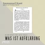Immanuel Kant: Was ist Aufklärung: 