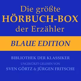 div.: Die größte Hörbuch-Box der Erzähler - Blaue Edition: Bibliothek der Klassiker