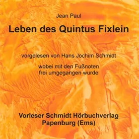 Jean Paul: Leben des Quintus Fixlein: 