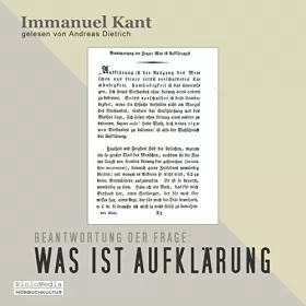 Immanuel Kant: Was ist Aufklärung: 